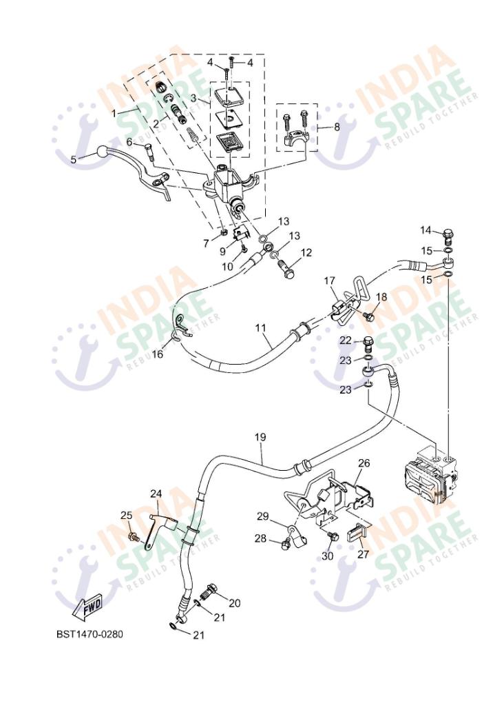 FRONT MASTER CYLINDER